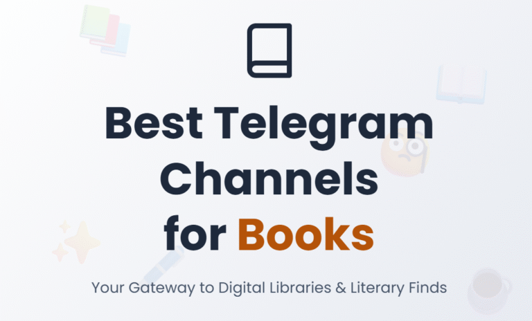 best telegram channels for books