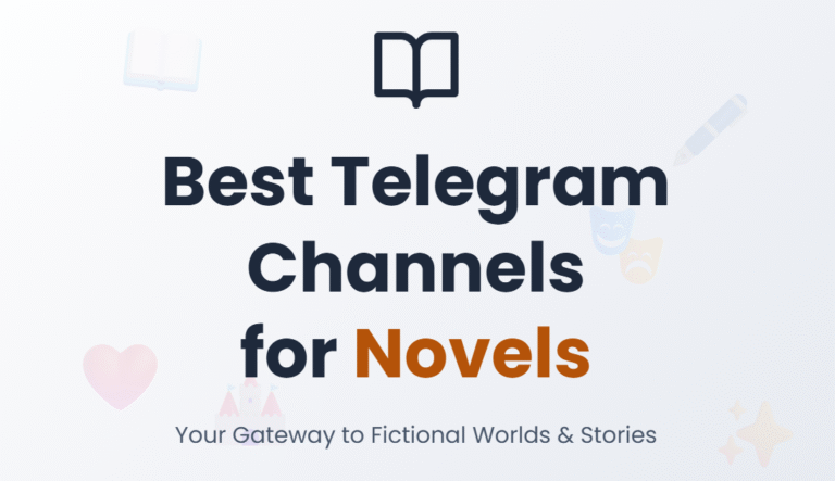 best telegram channels for novels